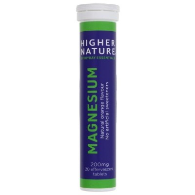 Buy Higher Nature Magnesium Fizzy 200mg Effervescent Tablets 20s Vitamins Minerals & Amino Acids; Bone Muscle & Joints Online −