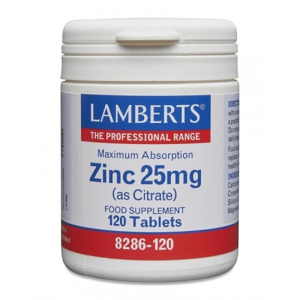 Lamberts Zinc 25mg 120s