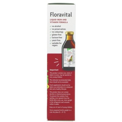 Buy Salus Floradix Floravital 250ml Herbal Remedies; Vitamins Minerals & Amino Acids; Daily Wellbeing; Energy & Vitality Online