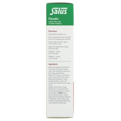 Buy Salus Floradix 250ml Herbal Remedies; Vitamins Minerals & Amino Acids; Daily Wellbeing; Energy & Vitality Online − UK Suppli