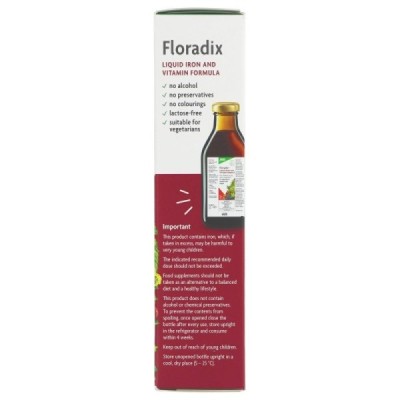 Buy Salus Floradix 250ml Herbal Remedies; Vitamins Minerals & Amino Acids; Daily Wellbeing; Energy & Vitality Online − UK Suppli