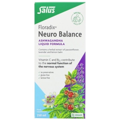 Buy Salus Floradix Neuro Balance 250ml Herbal Remedies; Stress Sleep & Mood; Brain Health Online − UK Supplier
