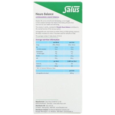 Buy Salus Floradix Neuro Balance 250ml Herbal Remedies; Stress Sleep & Mood; Brain Health Online − UK Supplier