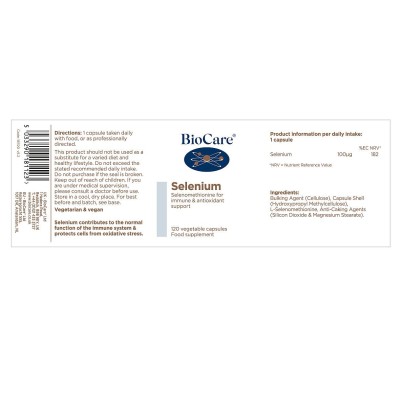 Biocare Selenium 120 VegiCaps