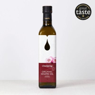 Buy Clearspring Wholefoods Organic Sesame Oil 500ml Oils & Fats Online − UK Supplier