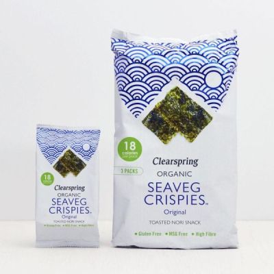 Buy Clearspring Wholefoods Seaveg Crispies Multipack Far Eastern Food Online − UK Supplier