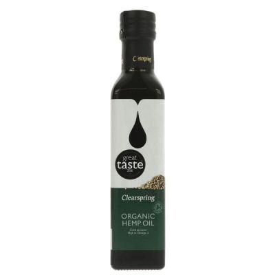 Buy Clearspring Wholefoods Organic Hemp Oil 250ml Oils & Fats Online − UK Supplier