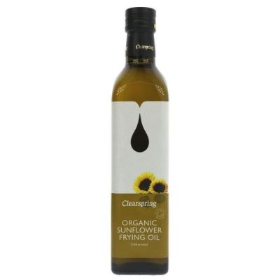 Buy Clearspring Wholefoods Sunflower Frying Oil 500ml Oils & Fats Online − UK Supplier
