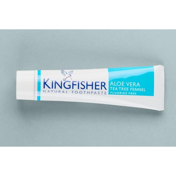 Kingfisher Aloe Vera Tea Tree & Fennel Toothpaste - Fluoride Free 100ml