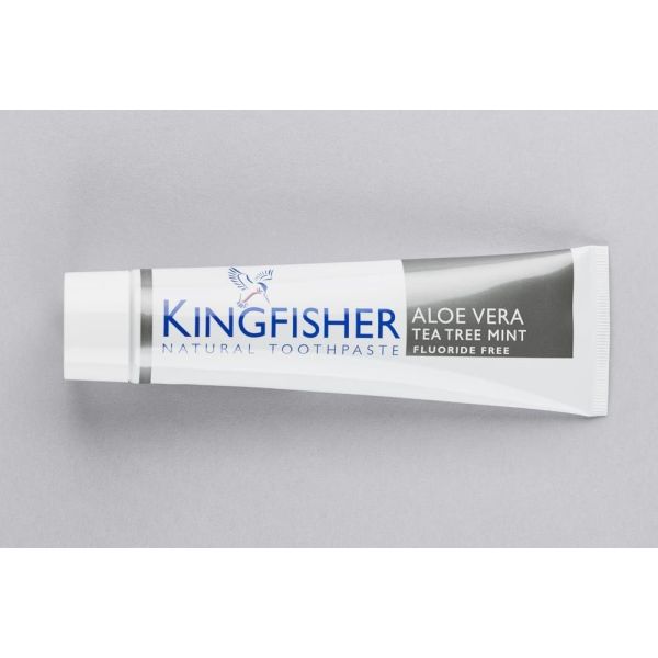 Kingfisher Aloe Vera Tea Tree & Mint Toothpaste - Fluoride Free 100ml