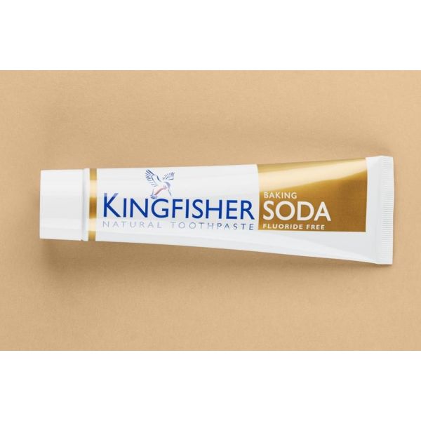 Kingfisher Baking Soda & Mint Toothpaste - Fluoride Free 100ml