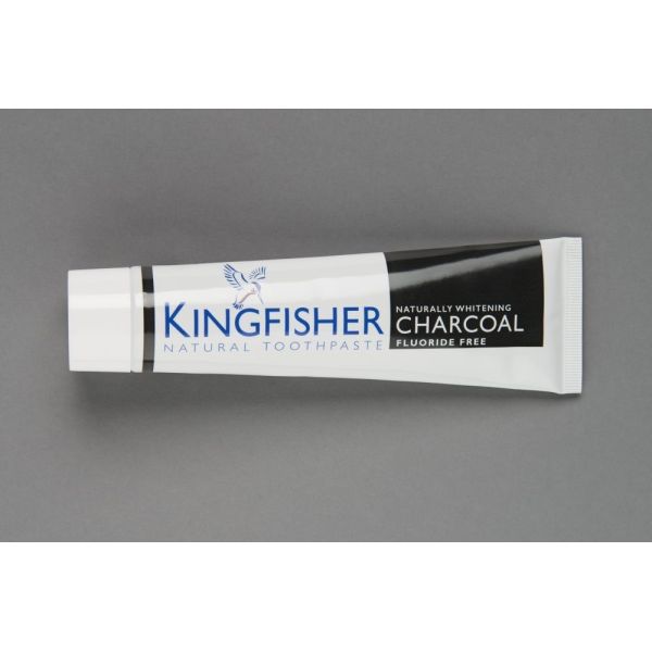 Kingfisher Charcoal Toothpaste - Fluoride Free 100ml