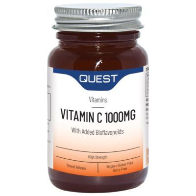 Buy Quest Vitamin C 1000mg 30+15 Tablets online from Mulberry Bush Wholefoods. UK Supplier of Vitamins Minerals Herbal & Holisti