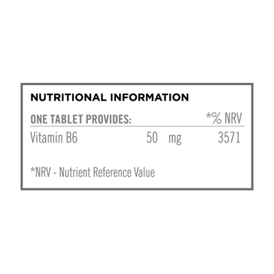 Buy Quest Vitamin B6 50mg 60 Tablets online from Mulberry Bush Wholefoods. UK Supplier of Vitamins Minerals Herbal & Holistic Su