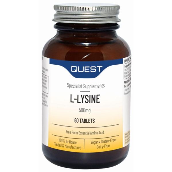 Quest L-Lysine 500mg 60 Tablets
