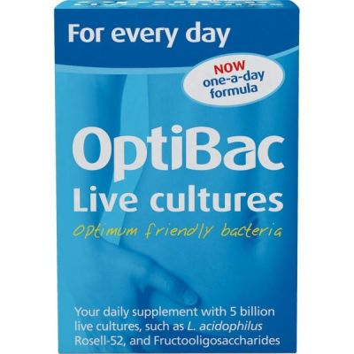 Buy Optibac Probiotics For Every Day (Daily Wellbeing) 30 veg capsules from Mulberry Wholefoods online UK Supplier.