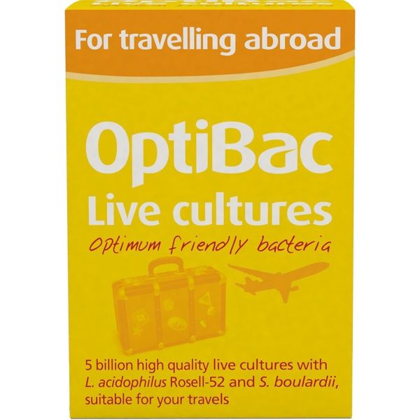 Optibac Probiotics For Travelling Abroad 20 vegecaps