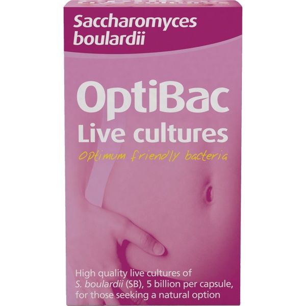 Optibac Probiotics Saccharomyces Boulardii 40s