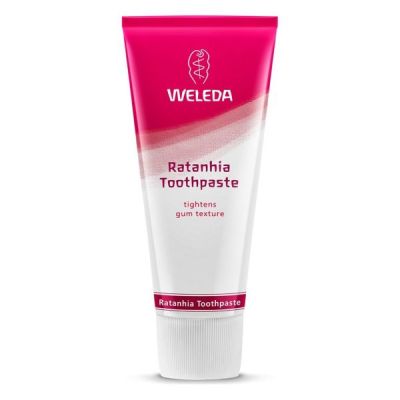 Buy Weleda Ratanhia Toothpaste from Mulberry Wholefoods online UK Supplier.