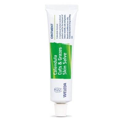 Buy Weleda Calendula Cuts & Grazes Skin Salve from Mulberry Wholefoods online UK Supplier.
