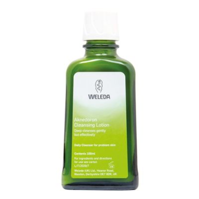 Buy Weleda Aknedoron Cleansing Lotion from Mulberry Wholefoods online UK Supplier.