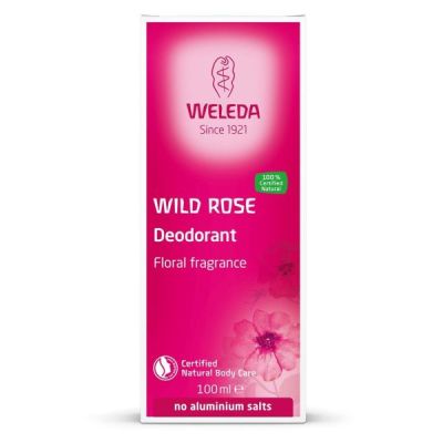 Buy Weleda Wild Rose Deodorant from Mulberry Wholefoods online UK Supplier.
