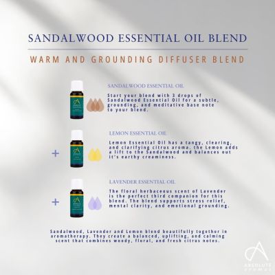 Absolute Aromas Sandalwood Oil 3% 10ml