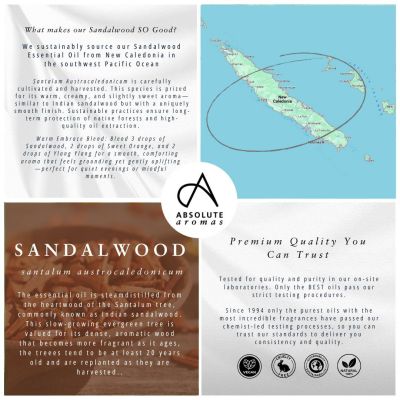 Absolute Aromas Sandalwood Oil 3% 10ml