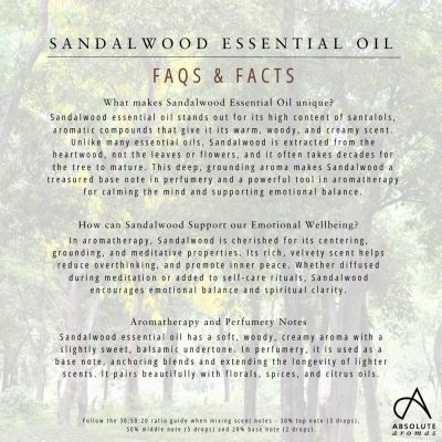 Absolute Aromas Sandalwood Oil 3% 10ml