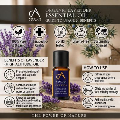 Absolute Aromas Organic Lavender (High Altitude) 10ml