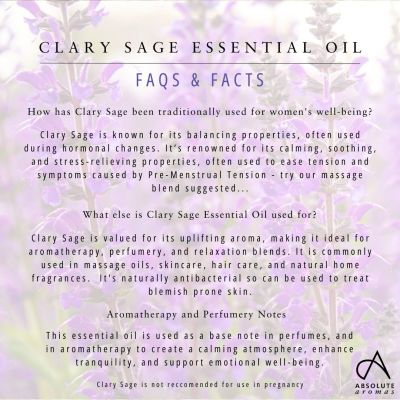 Absolute Aromas Clary Sage Oil 10ml