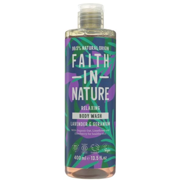 Faith in Nature Body Wash - Lavender & Geranium 400ml