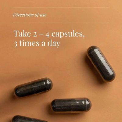 KIKI Health Activated Charcoal 50 capsules