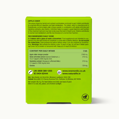 New Nordic Apple Cider High Strength 60 tablets