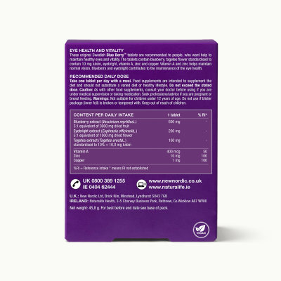 New Nordic Blueberry Mega OAD 30 capsules