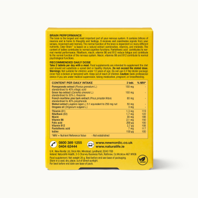 New Nordic Clear Brain 60 tablets