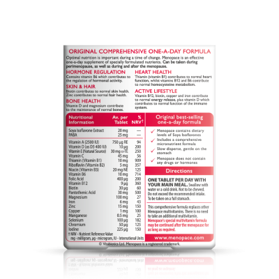 Vitabiotics Menopace 90 tablets