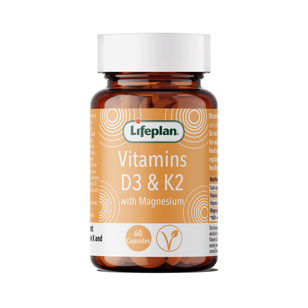 Lifeplan D3 & K2 with Magnesium 60s