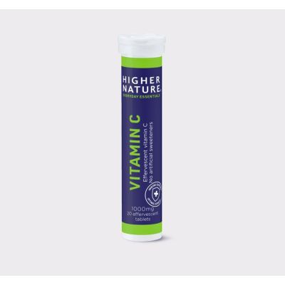Buy Higher Nature Vit C Effervescent (formally Fizzy C) from Mulberry Wholefoods online UK Supplier.