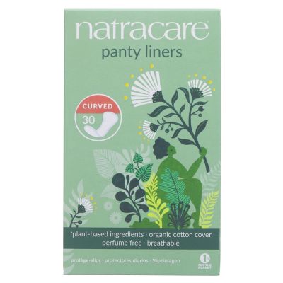 Natracare Panty Liner Curved 30s