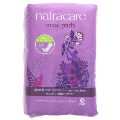Natracare Maxi Pads Regular 14s