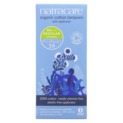 Natracare Applicator Tampon Regular Organic 16s