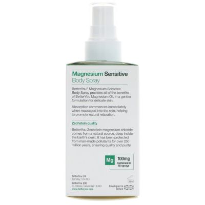 BetterYou Magnesium Body Spray Sensitive 100ml
