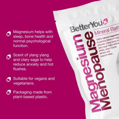 BetterYou Magnesium Flakes Menopause 750g