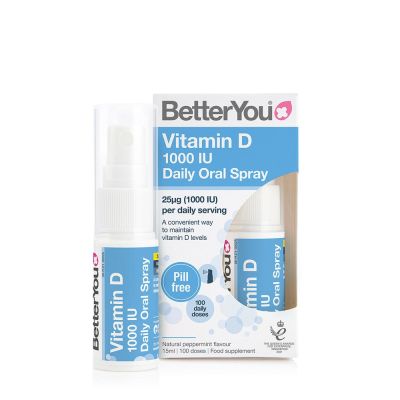 BetterYou Vitamin D 1000IU 15ml Oral Spray