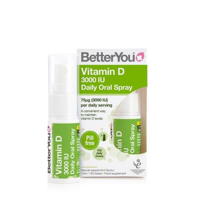 BetterYou Vitamin D 3000IU 15ml Oral Spray