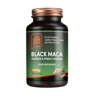 Good Guru Black Maca + Ginseng 1200mg 90 capsules