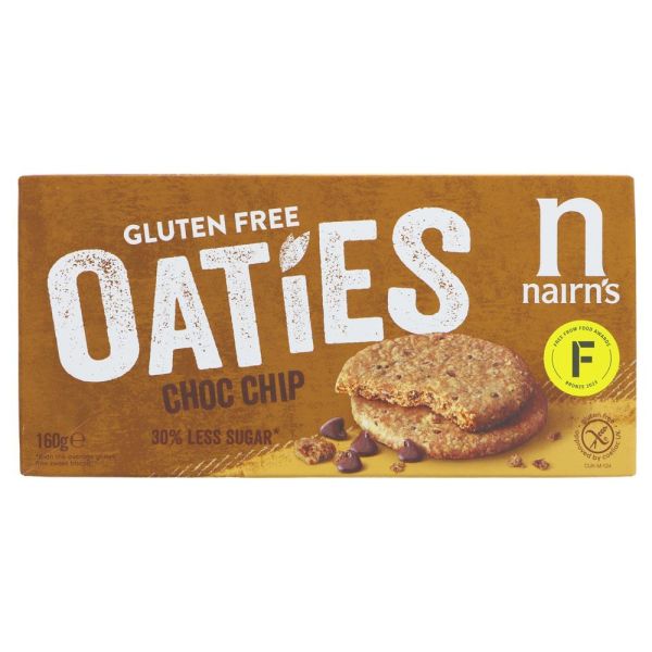 Nairns Gluten Free Dark Choc Chip Oaties 160g