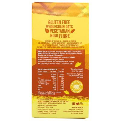 Nairns Gluten Free Oatcakes Cheese 180g