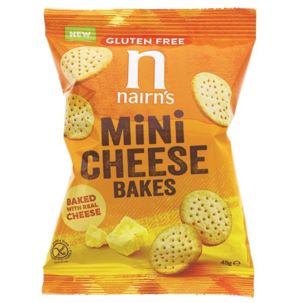 Nairns Gluten Free Mini Cheese Bakes 45g